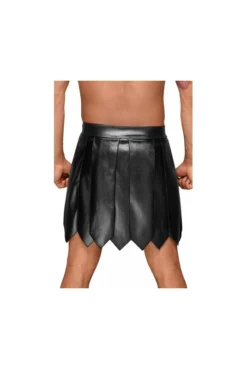 Jupe Homme Fetish Simili Cuir -L’Éveil Sensuel Soldes jupe homme fetish simili cuir 3