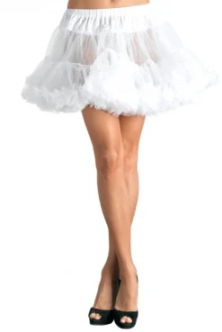 Jupon Mi Long Gonflant En Tulle Grande Taille