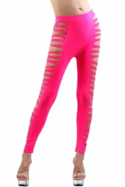Legging Fushia Sexy Moulant Ajouré -L’Éveil Sensuel Soldes legging fushia sexy moulant ajoure 2