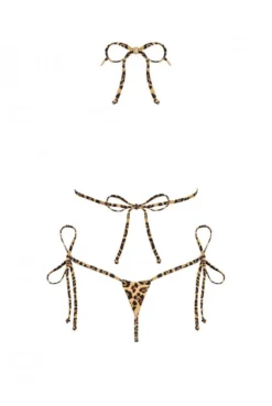 Maillot De Bain Mini Léopard 2 Pièces Bella Vista -L’Éveil Sensuel Soldes maillot de bain mini leopard 2 pieces bella vista 3