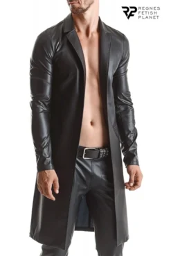 Manteau Long Wetlook Fetish Sergio
