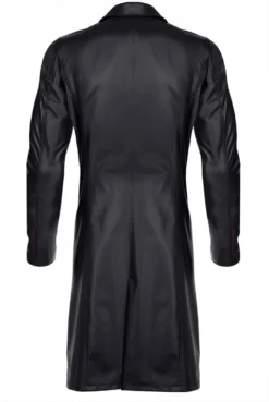 Manteau Long Wetlook Fetish Sergio -L’Éveil Sensuel Soldes manteau long wetlook fetish sergio 3