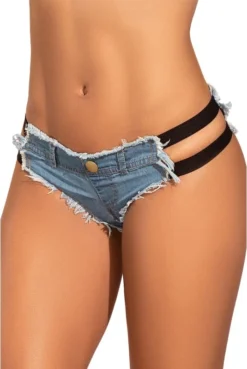 Micro Short String Effet Jean Ultra Sexy -L’Éveil Sensuel Soldes micro short string effet jean ultra sexy 2