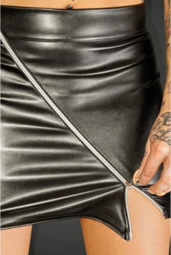 Mini Jupe Zip Fetish Ruler Noir HandMade 9 Mini Jupe Zip Fetish Ruler Noir HandMade -L’Éveil Sensuel Soldes mini jupe zip fetish ruler noir handmade 2