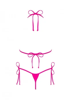 Mini Maillot De Bain 2 Pièces Rose Bella Vista -L’Éveil Sensuel Soldes mini maillot de bain 2 pieces rose bella vista 3