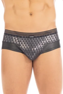 Mini Pant Homme Argenté Bright