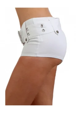 Mini Short Blanc Sexy -L’Éveil Sensuel Soldes mini short blanc sexy 2