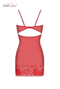 Nuisette Classique Rouge Vanessa -L’Éveil Sensuel Soldes nuisette classique rouge vanessa 3