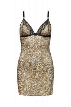 Nuisette Léopard En Tulle Sherice -L’Éveil Sensuel Soldes nuisette leopard en tulle sherice 2