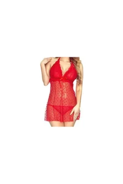 Nuisette Petit Cœur Rouge Taille 40/42 -L’Éveil Sensuel Soldes nuisette petit coeur rouge taille 40 42 2