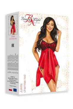 Nuisette Rouge Julieta -L’Éveil Sensuel Soldes nuisette rouge julieta 5
