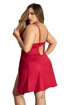 Nuisette Rouge Sexy Frande Taille Fendue Sur Les Côtés 9 Nuisette Rouge Sexy Frande Taille Fendue Sur Les Côtés -L’Éveil Sensuel Soldes nuisette rouge sexy frande taille fendue sur les cotes 3