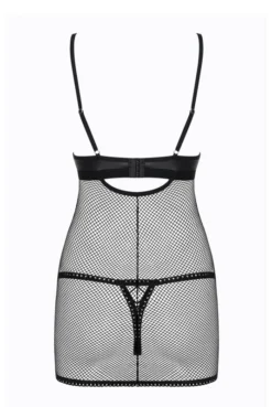 Nuisette Taille S/M Filet Résille Transparente Redella -L’Éveil Sensuel Soldes nuisette taille s m filet resille transparente redella 3