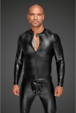 Pantalon Fetish Homme Wetlook -L’Éveil Sensuel Soldes pantalon fetish homme wetlook 3