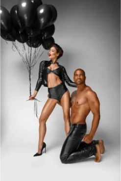 Pantalon Fetish Homme Wetlook -L’Éveil Sensuel Soldes pantalon fetish homme wetlook 5