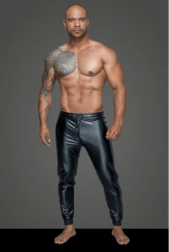 Pantalon Homme Treggings Fetish Wetlook
