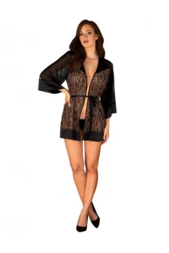 Peignoir Allunes Panthère -L’Éveil Sensuel Soldes peignoir allunes panthere 5