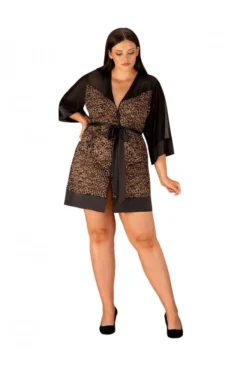 Peignoir Allunes Panthère -L’Éveil Sensuel Soldes peignoir allunes panthere 7