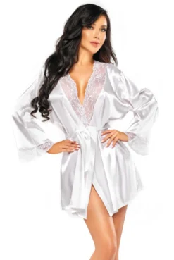 Peignoir Blanc Sherie