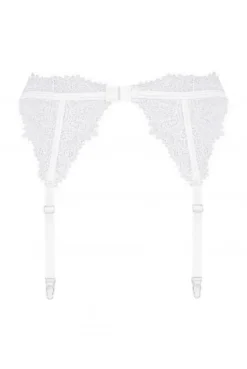 Porte Jarretelles Blanc Bianelle -L’Éveil Sensuel Soldes porte jarretelles blanc bianelle 10