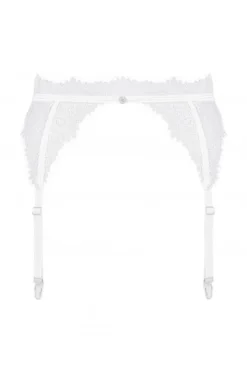 Porte Jarretelles Blanc Bianelle -L’Éveil Sensuel Soldes porte jarretelles blanc bianelle 11