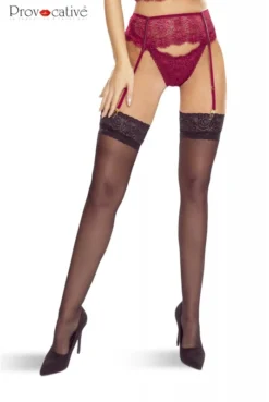 Porte Jarretelles Bordeaux Passion Glamour -L’Éveil Sensuel Soldes porte jarretelles bordeaux passion glamour 3