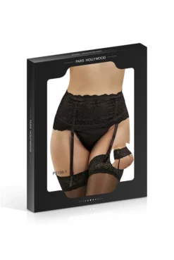 Porte Jarretelles Noir Et String -L’Éveil Sensuel Soldes porte jarretelles noir et string 4