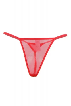 Porte Jarretelles Rouge Et String -L’Éveil Sensuel Soldes porte jarretelles rouge et string 3