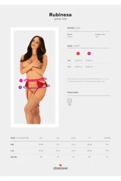 Porte Jarretelles String Ouvert Rouge Noeuds Rubinesa -L’Éveil Sensuel Soldes porte jarretelles string ouvert rouge noeuds rubinesa 4