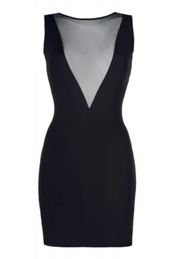 Robe Clubbing Dos Brodé Noir -L’Éveil Sensuel Soldes robe clubbing dos brode noir 3
