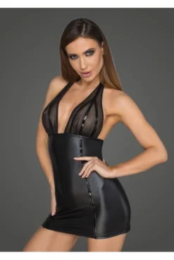 Robe Courte Fetish Noir HandMade