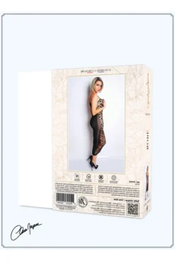 Robe Longue Devant Résille Dos Fermé -L’Éveil Sensuel Soldes robe longue devant resille dos ferme 4