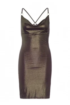 Robe Réveillon Soirée Taille M Courte Sexy Chic Dorée -L’Éveil Sensuel Soldes robe reveillon soiree taille m courte sexy chic doree 3