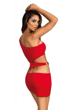 Robe Rouge Ultra Sexy Coupes Hot Spicy -L’Éveil Sensuel Soldes robe rouge ultra sexy coupes hot spicy 2