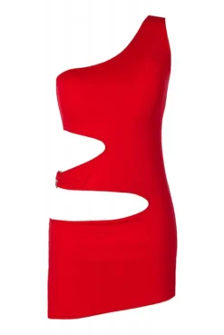 Robe Rouge Ultra Sexy Coupes Hot Spicy -L’Éveil Sensuel Soldes robe rouge ultra sexy coupes hot spicy 3