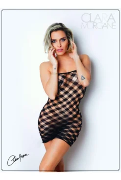 Robe Sexy Résille Losange