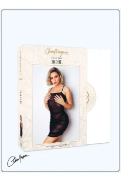 Robe Transparente Voile Froncé -L’Éveil Sensuel Soldes robe transparente voile fronce 4