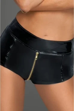Short Fetish Sexy Wetlook Zippé 9 Short Fetish Sexy Wetlook Zippé -L’Éveil Sensuel Soldes short fetish sexy wetlook zippe 4