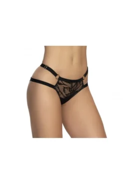 Shorty Bijou Chaines Dorées Dentelle Florale -L’Éveil Sensuel Soldes shorty bijou chaines dorees dentelle florale 4