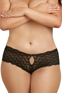 Shorty Grande Taille Ouvert Ajouré Fesses Forme Coeur -L’Éveil Sensuel Soldes shorty grande taille ouvert ajoure fesses forme coeur 3