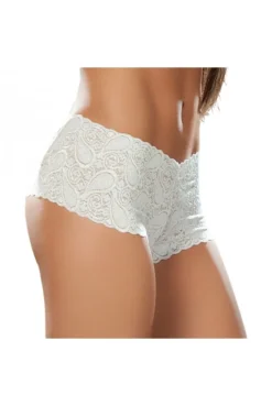 Shorty TAILLE XL Dentelle Blanche