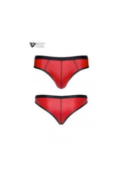 Slip Homme Rouge Wetlook -L’Éveil Sensuel Soldes slip homme rouge wetlook 2