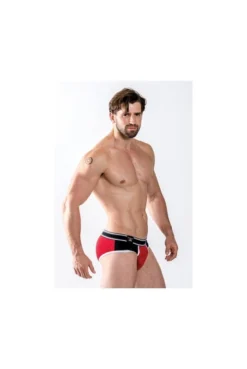 Slip Mister B Urban Castro Rouge -L’Éveil Sensuel Soldes slip mister b urban castro rouge 3