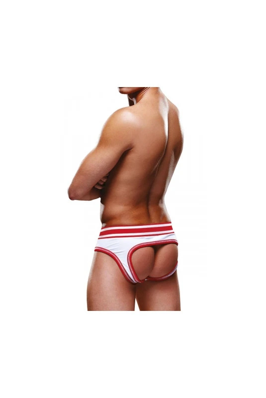 Slip Ouvert Blanc & Rouge By Prowler 1 Slip Ouvert Blanc & Rouge By Prowler