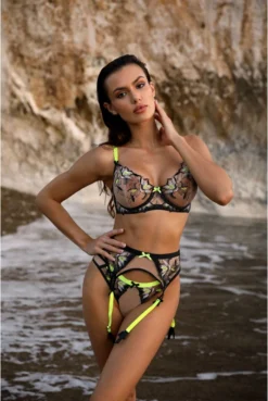 Soutien Gorge Chair Et Fluo Passion Wave -L’Éveil Sensuel Soldes soutien gorge chair et fluo passion wave 5