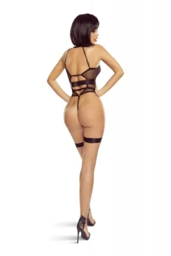 Soutien Gorge Fetish Tour De Cou Harnais Fetish Satiné Noir -L’Éveil Sensuel Soldes soutien gorge fetish tour de cou harnais fetish satine noir 7