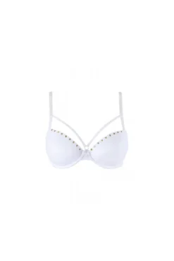 Soutien Gorge Push Up Jersey Blanc -L’Éveil Sensuel Soldes soutien gorge push up jersey blanc 2
