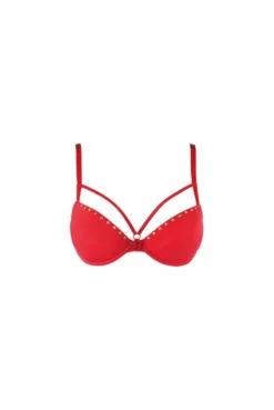 Soutien Gorge Push Up Rouge -L’Éveil Sensuel Soldes soutien gorge push up rouge 2