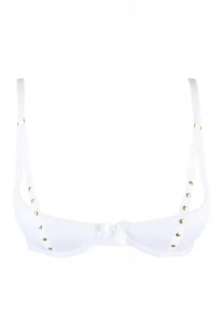 Soutien Gorge Seins Nus Blanc Clous Love Cave -L’Éveil Sensuel Soldes soutien gorge seins nus blanc clous love cave 4