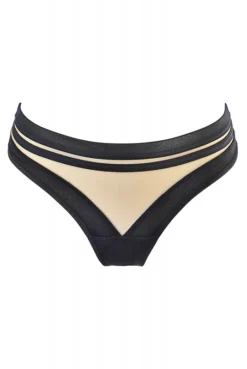 String Brésilien Noir Luxury Line 16 String Brésilien Noir Luxury Line -L’Éveil Sensuel Soldes string bresilien noir luxury line 7